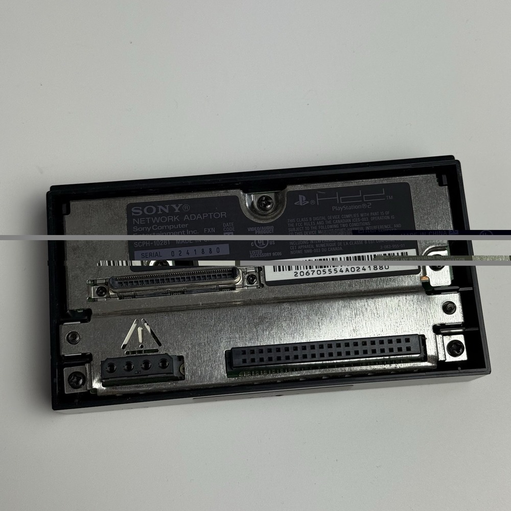 OEM Sony PlayStation 2 PS2‎ Network HDD Adapter Ethernet Port - Picture 2 of 2